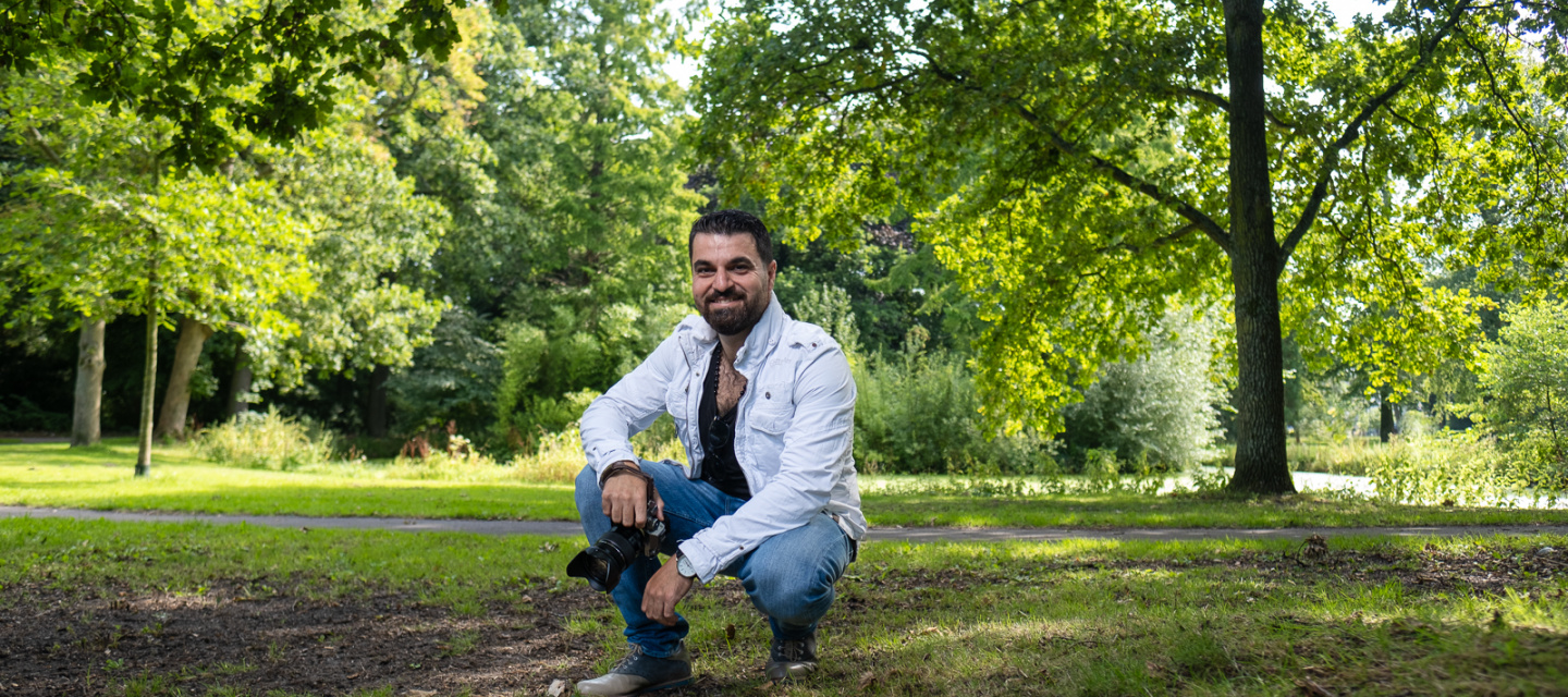 majd fotograaf in landschap