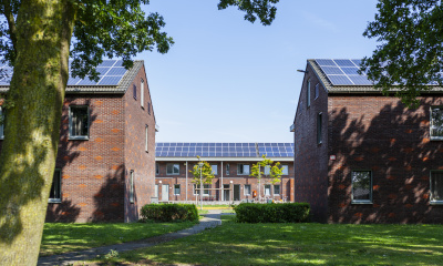 exterieur van opvang in Ter Apel