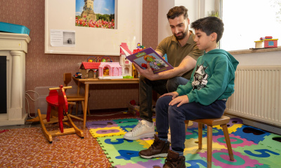 lezen vader en kind