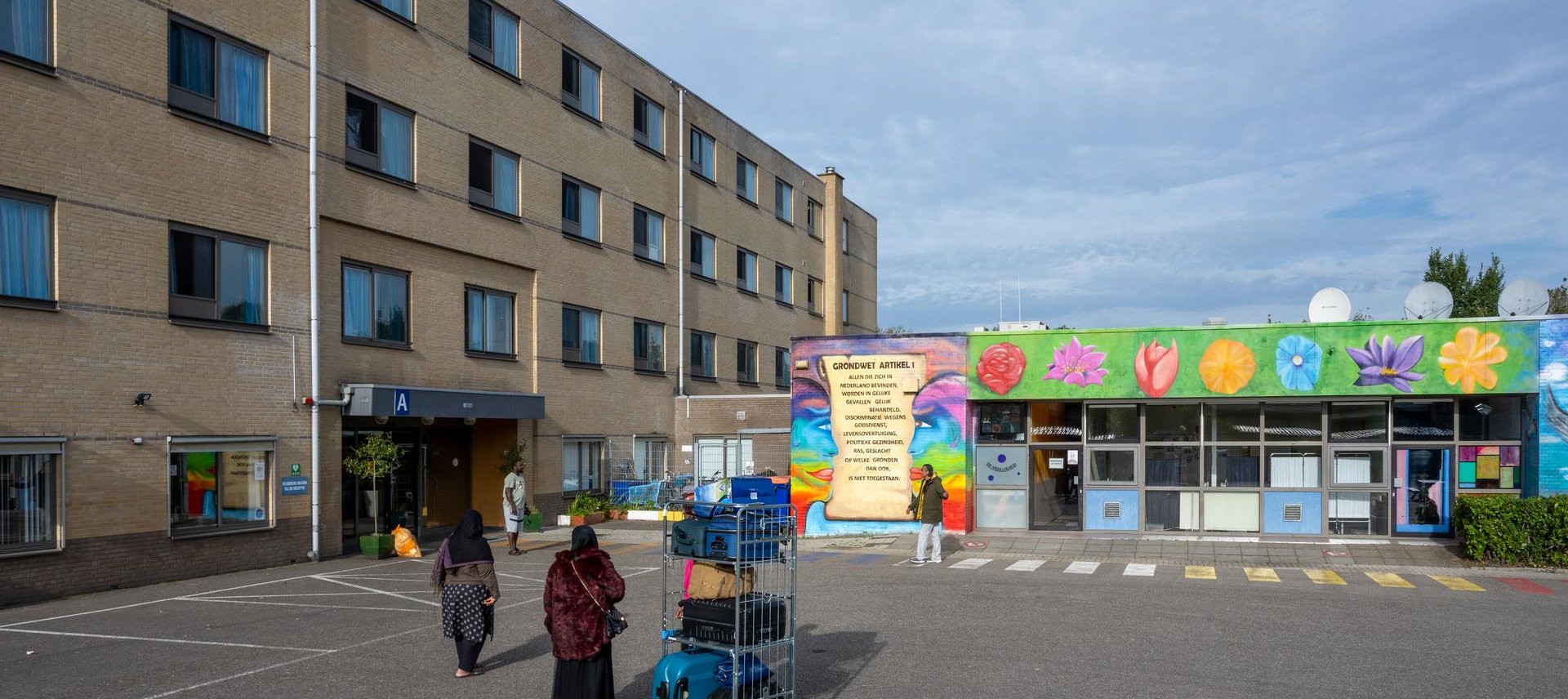 Ingang van gebouw Arnhem Groningensingel