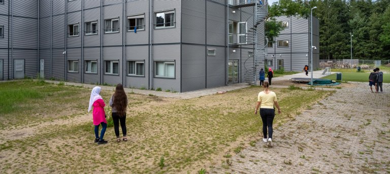 bewoners buiten de opvang in Zeist