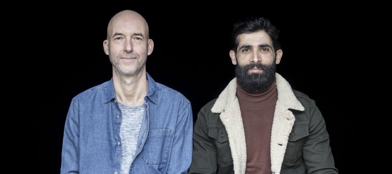 Geert (links) en Wael (rechts) vertellen over hun ontmoeting