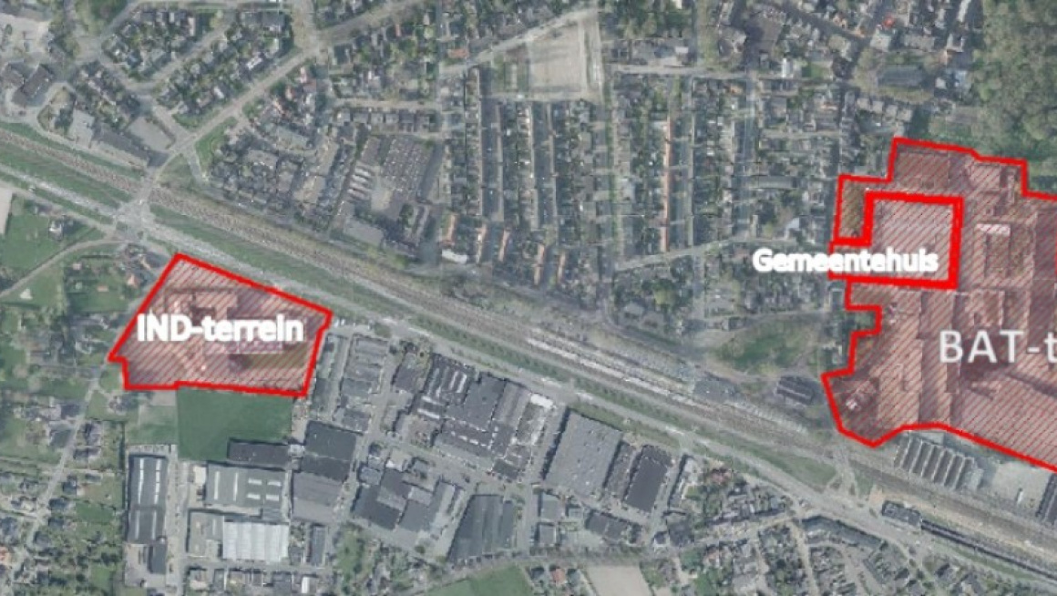 afbeelding van het BAT terrein vanaf boven