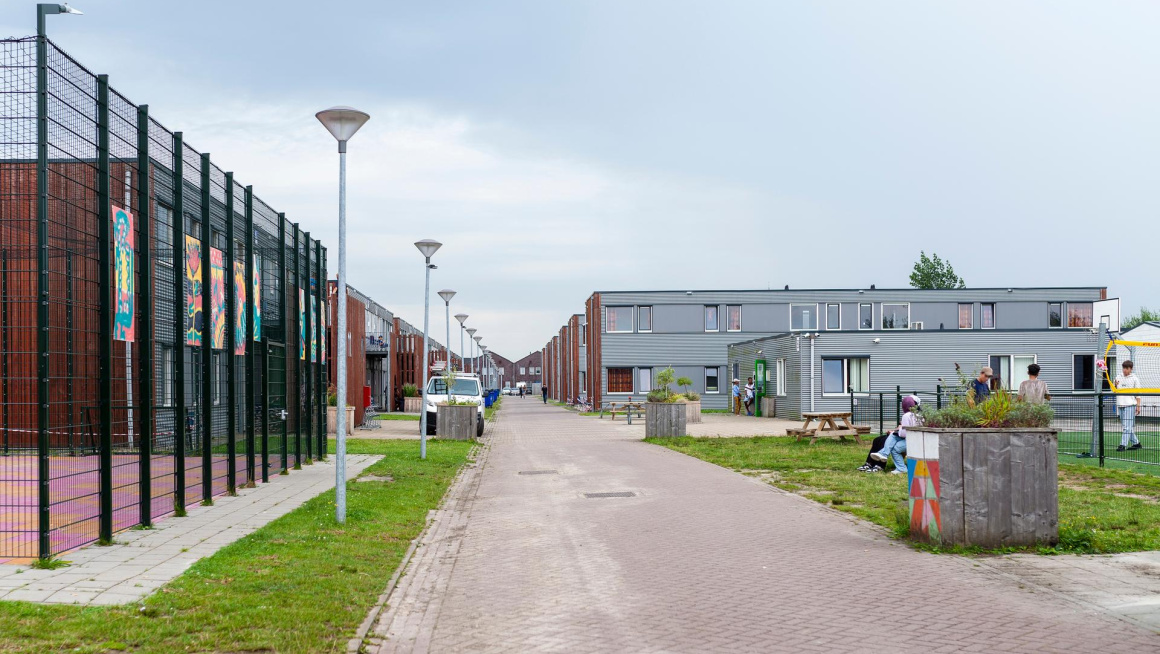 exterieur van opvang in ter apel