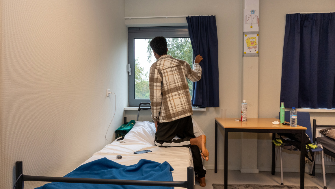 Slaapkamer op coa locatie Leidschendam Voorburg amv