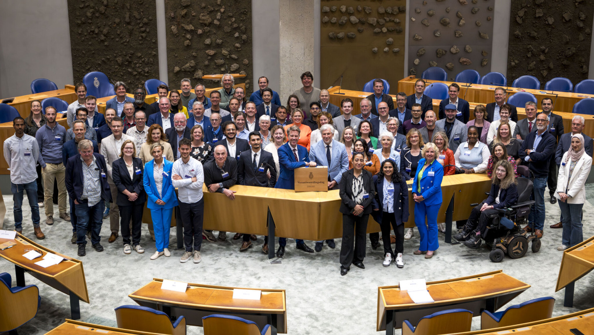 Statushouders in gesprek met de Tweede Kamer