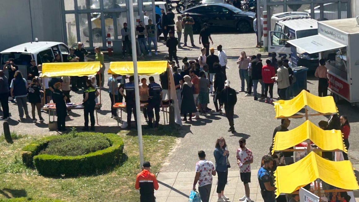 bewoners op de veiligheidsdag in Zoetermeer