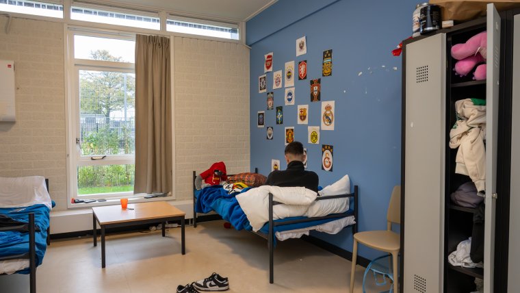 Slaapkamer van amv op coa locatie Drachten De Venen