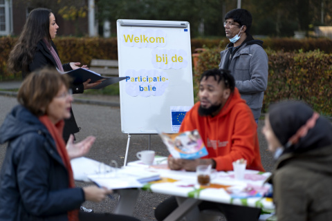 Participatiebalie in Leersum