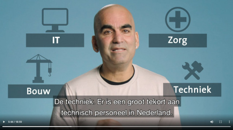 Afbeelding uit de video 'Werken in Nederland'