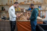 Werkplaats voor houtbewerking op coa locatie Dronten