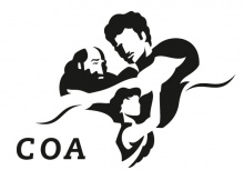 COA logo compact zwart wit
