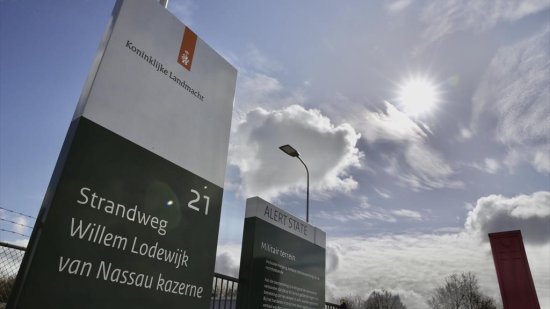 Entree Willem Lodewijk van Nassau kazerne