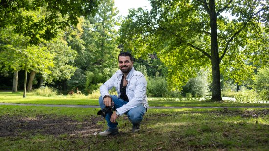majd fotograaf in landschap