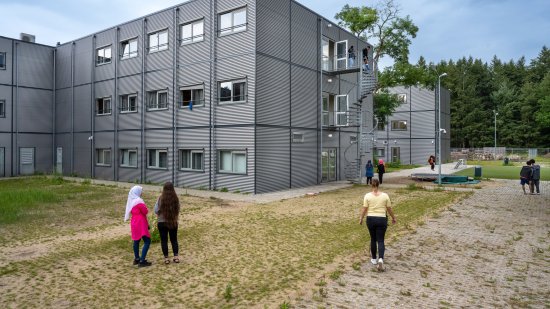 bewoners buiten de opvang in Zeist