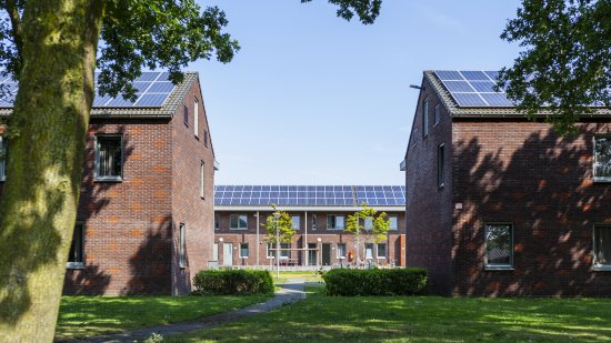 exterieur van opvang in Ter Apel