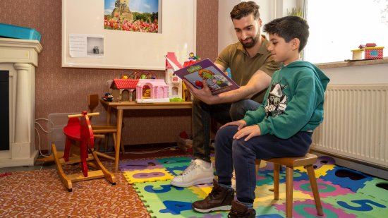 lezen vader en kind